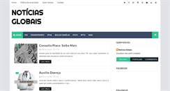 Desktop Screenshot of noticiasglobais.com